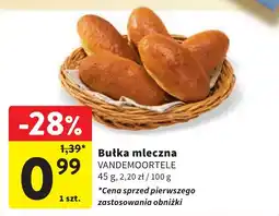 Intermarche Bułka mleczna VANDEMOORTELE 45g oferta