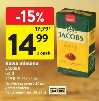 Intermarche Kawa mielona JACOBS Gold 250g oferta