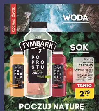 Carrefour Napój jabłko-wiśnia-granat Tymbark Po Prostu oferta