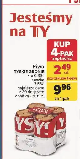 Carrefour Piwo Tyskie Gronie oferta