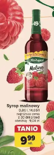 Carrefour Syrop malina Herbapol oferta
