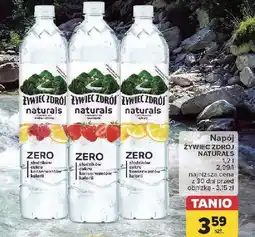 Carrefour Woda z nutą cytryny Żywiec Zdrój Naturals oferta