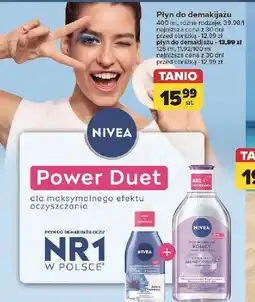 Płyn do demakijażu oczu dwufazowy usuwa wodoodporny makijaż biotyna i ekstrakt z bławatka Nivea