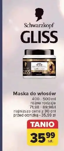 Carrefour Maska do włosów Gliss Kur Ultimate Repair oferta