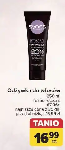 Carrefour Odżywka do włosów bardzo zniszczonych Syoss Intense Plex oferta