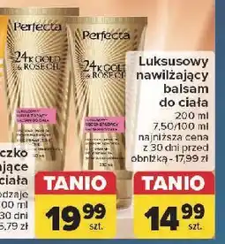 Carrefour Balsam nawilżający do ciała Perfecta 24K Gold & Rose Oil oferta