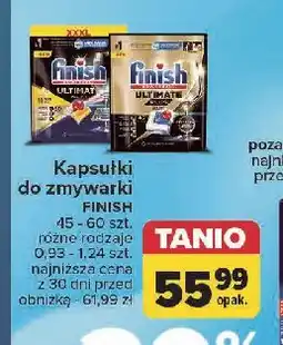 Carrefour Kapsułki do zmywarki Finish Ultimate Plus oferta