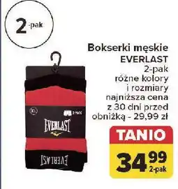 Carrefour Bokserki męskie Everlast oferta