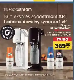 Carrefour Urządzenie art white + butelka nabój Sodastream oferta
