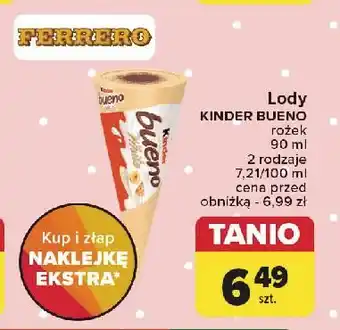 Carrefour Rożek Kinder Bueno White oferta