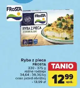 Carrefour Ryba z pieca w sosie brokułowym Frosta oferta