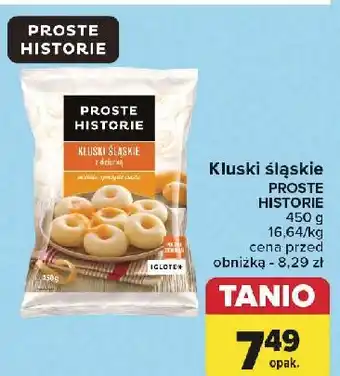 Carrefour Kluski śląskie z dziurką Iglotex Proste Historie oferta