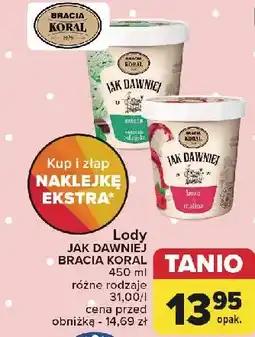 Carrefour Lody beza i malina Bracia Koral Jak Dawniej oferta