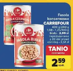 Carrefour Fasola biała Carrefour oferta