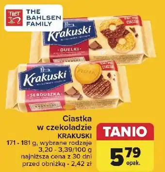 Carrefour Ciastka Krakuski Serduszka oferta