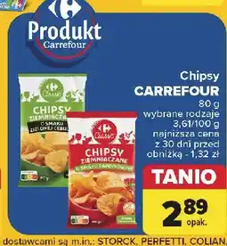 Carrefour Chipsy paprykowe Carrefour Classic oferta