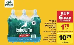 Carrefour Woda niegazowana active Rodowita Z Roztocza oferta