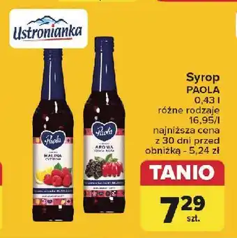 Carrefour Syrop aronia Paola oferta