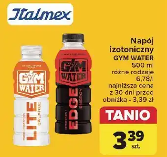 Carrefour Napój izotoniczny banana & strawberry Gym Water Edge oferta