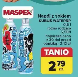 Carrefour Woda arbuzowa Kubuś Waterrr oferta