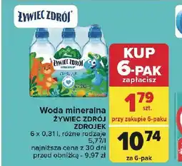 Carrefour Woda niegazowana Żywiec Zdrój Zdrojek oferta