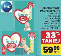 Carrefour Pieluchomajtki 5 Pampers Pants oferta
