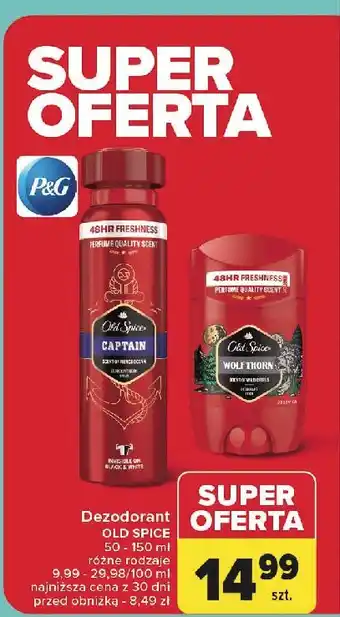 Carrefour Dezodorant Old Spice Wolfthorn oferta