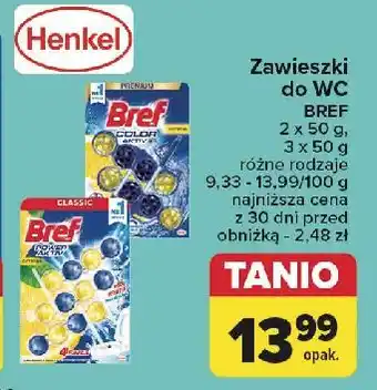 Carrefour Kostka do wc 4 function lemon Bref Power Aktiv oferta