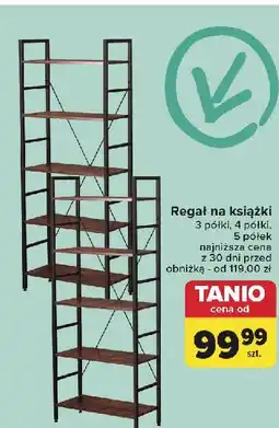 Carrefour Regał na książki 5 półek oferta