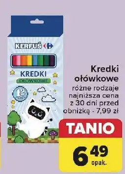 Carrefour Kredki ołówkowe kerfuś Carrefour oferta