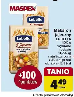 Carrefour Market Makaron 5-jaj wstążki Lubella jajeczna oferta