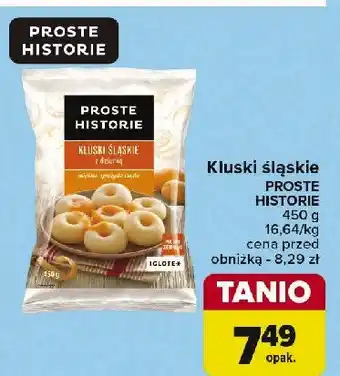 Carrefour Market Kluski śląskie Iglotex proste historie oferta