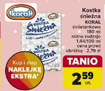 Carrefour Market Lód śmietankowy Koral oferta