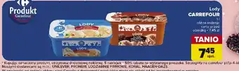 Carrefour Market Lody śmietankowo-czekoladowe Carrefour oferta