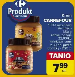 Carrefour Market Krem z orzeszków ziemnych crunchy Carrefour sensation oferta