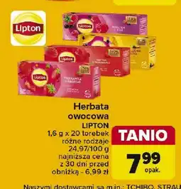 Carrefour Market Herbata mango czarna porzeczka Lipton oferta