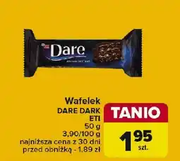 Carrefour Market Wafelek w ciemnej czekoladzie Eti dare oferta