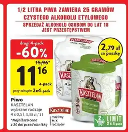 Intermarche Piwo Kasztelan Jasne Pełne oferta
