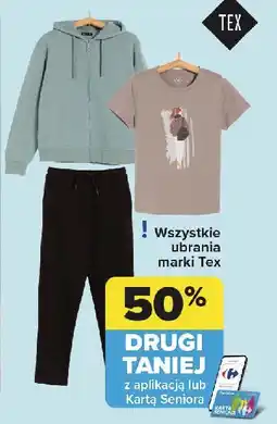 Carrefour Ubrania Tex oferta