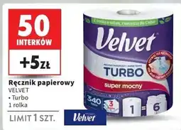 Intermarche Ręcznik papierowy Velvet Turbo oferta
