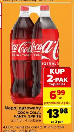 Carrefour Express Napój pomarańczowy Fanta oferta