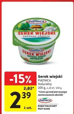 Intermarche Serek naturalny Piątnica Wiejski oferta