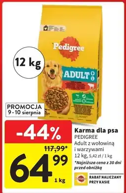 Intermarche Karma dla psa wołowina Pedigree oferta