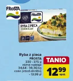 Carrefour Ryba z pieca w sosie brokułowym Frosta oferta