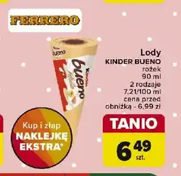 Carrefour Rożek Kinder bueno white oferta