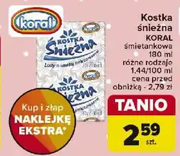 Carrefour Lód śmietankowy Koral oferta