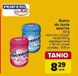 Guma do żucia tutti frutti Mentos pure fresh