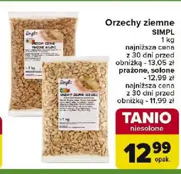 Carrefour Orzeszki ziemne solone Simpl oferta