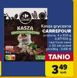 Carrefour Kasza gryczana prażona Carrefour oferta