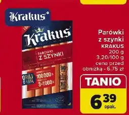 Carrefour Parówki z szynki Krakus animex oferta